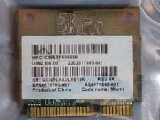 HP Atheros AR5B22 Dual Band WiFi Bluetooth 4.0 Half Mini PCIe Card 676786-001