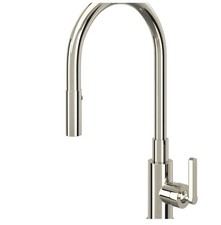 Rohl Lombardia 1.8 GPM Single Hole Pull Down Kitchen Faucet Model: A3430LMPN-2