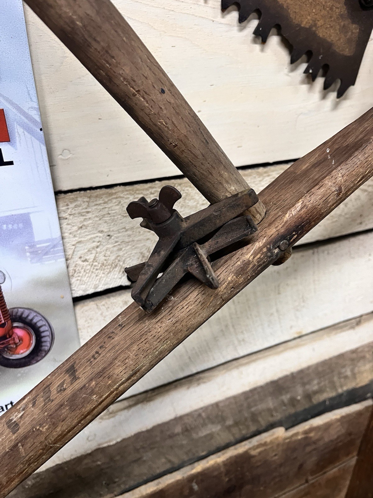 Planet Jr No.4 Seeder & Cultivator W/ Orig Wood Box, Plow, Leaf Lifter and More!