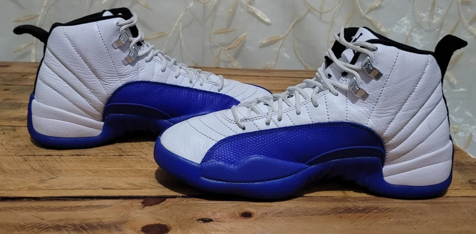Zapatos de baloncesto para hombre Nike Air Jordan 12 “Blueberry” talla 8 Foto 3 de 4
