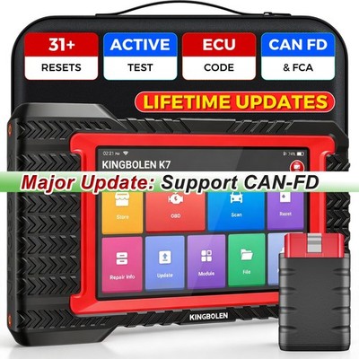 KINGBOLEN K7 Profi Auto OBD2 Diagnosegerät Alle System Active Test ECU-Kodierung