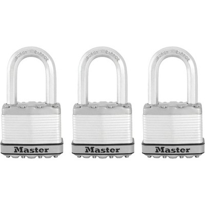 Master Lock Padlock Magnum Heavy Duty 2'' x 3/8'' Diameter x 1-1/2'', Steel, with