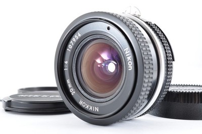 Nikon Ai Nikkor 20mm f/4 MF Wide Angle Lens from Japan [Near Mint] #0405