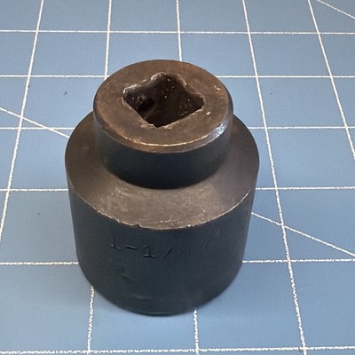 Mac Tools 1/2'' Drive 1-1/4'' SAE Shallow 6PT Impact Socket USA VP406