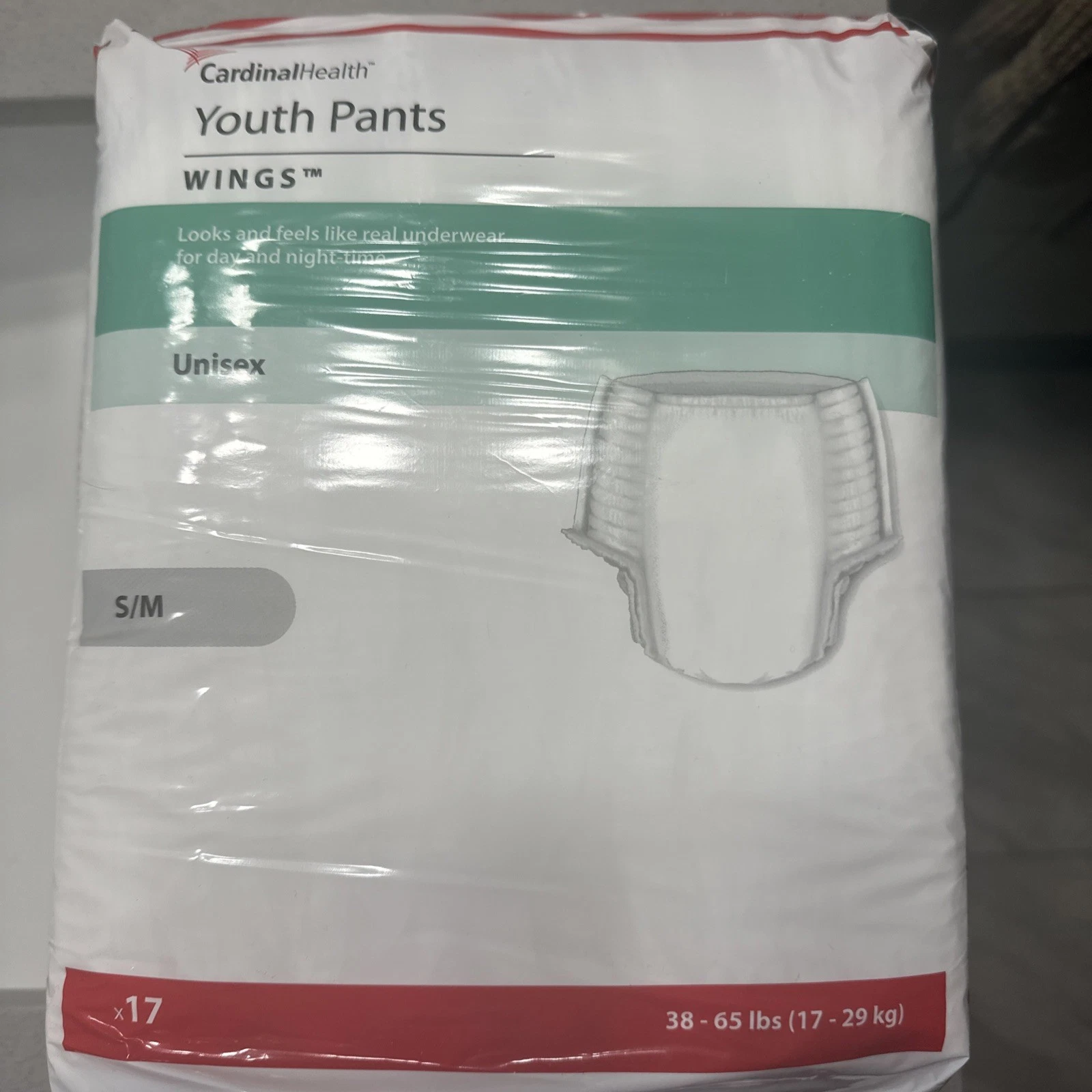 3 packs Cardinal Health Youth Pants With Wings Size S/M
