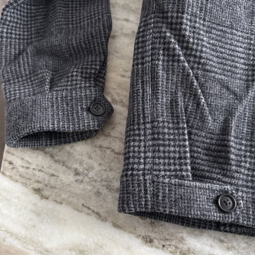 EUC Jack Spade Bleecker Street Dillard Wool Jacket Gray Houndstooth Plaid Small - Picture 6 of 6