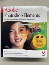Adobe Photoshop Elements 1.0 Win/Mac Retail Open Box - jewel case/sealed manual