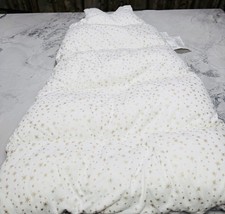Pottery Barn Kids Sleep Sack 12-24M Gold Metallic Stars White Blanket Baby