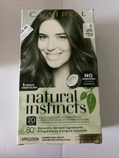Clairol Natural Instincts Demi-Permanent Hair Color Matches  Light Brown [6] 