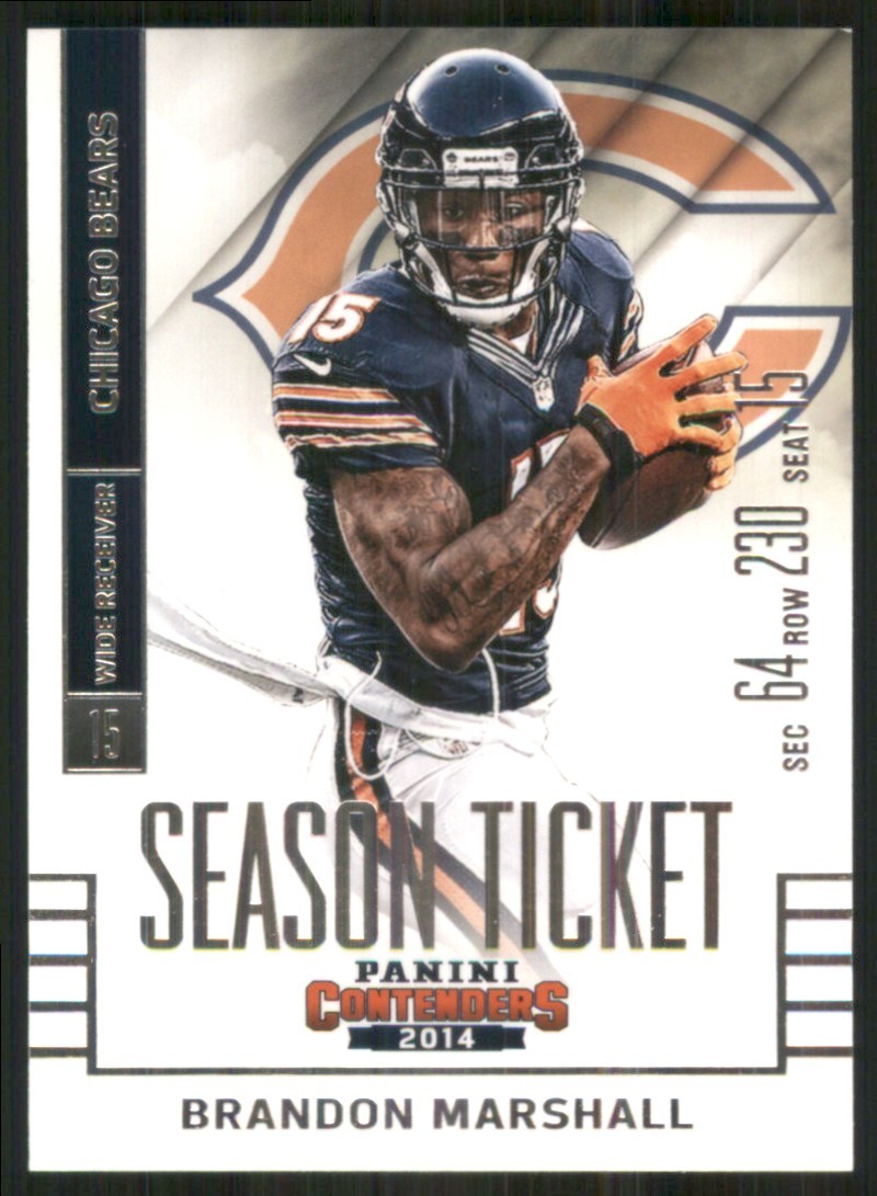 2014 Panini Contenders #7 Brandon Marshall Chicago Bears 36408