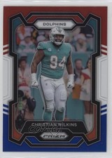 2023 Panini Prizm Red White & Blue Prizm Christian Wilkins #182 00em