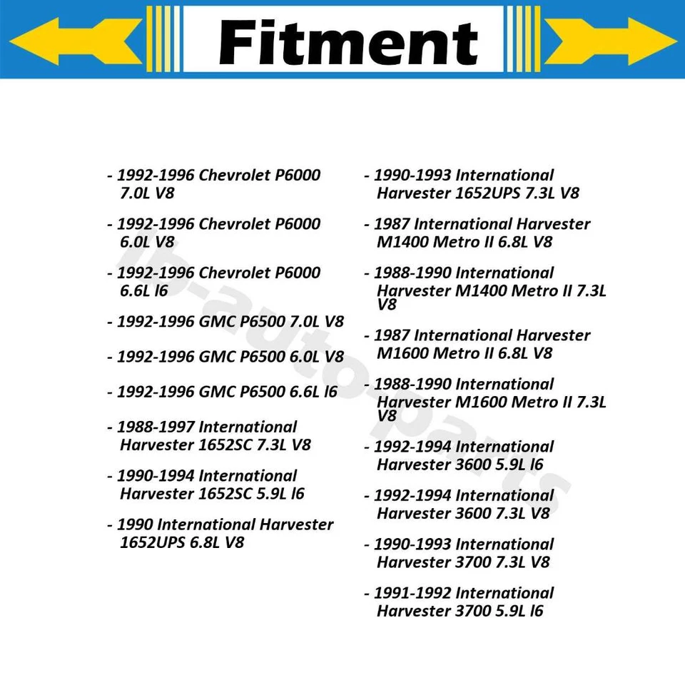 Kit de ferragens de freio dianteiro traseiro 2x para International Harvester S1754 7.3L 1988 - Imagem 2 de 4
