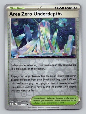 Area Zero Underdepths 094/131 Prismatic Evolutions Pokemon Reverse Holo NM