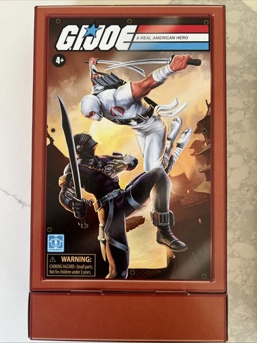 GI Joe Retro Collection Snake Eyes Storm Shadow 2 Pack O-Ring 3.75” UNOPENED!!