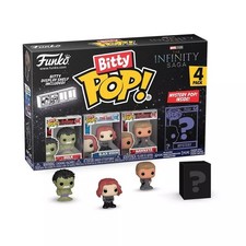 Funko Bitty Pop Marvel Infinity Saga Hulk - Black Widow - Hawkeye 4 Figure Pack