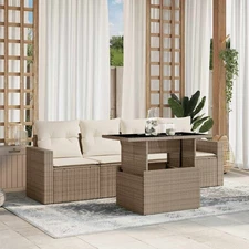 Garden Sofa Set Beige