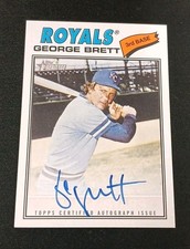 2026 Topps Heritage George Brett Real One On Card Auto KC Royals HOF *BCGUYS*