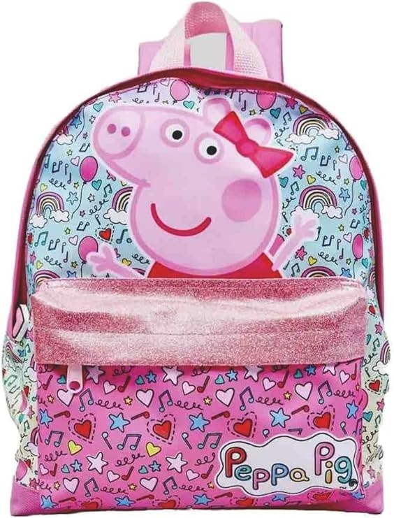 Girls Peppa Pig Backpack School Travel