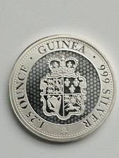 2022 Saint Helena Guinea Crown 1.25 Oz 0.999 Silver Coin. 82.23 per troy oz