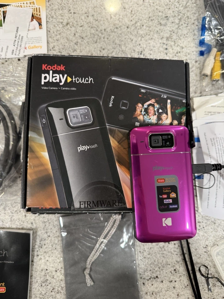 Kodak Play Touch Zi10 High Definition Video Camera - Tested And Works; Open Box - Image 2 of 4