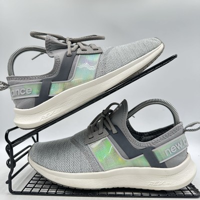 New Balance Fuelcore Nergize Sport V1 Grey Green Trainers Size UK