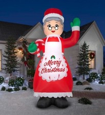 18 FT COLOSSAL MRS SANTA CLAUS CHRISTMAS AIRBLOWN LIGHTED YARD INFLATABLE