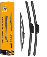 Spazzole tergicristallo AUTOBOO 24"+20" anteriori e 11" posteriori per Cadillac XT5 (2017-2023)