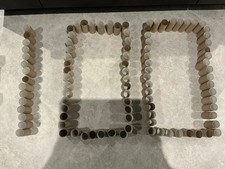 100 x Empty clean Cardboard Toilet Roll Tubes -Crafts,Garden,School,Crackers etc