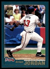 Brian Jordan 2001 Topps Opening Day #7 Braves MLB READ FREE SHIP AutographDen