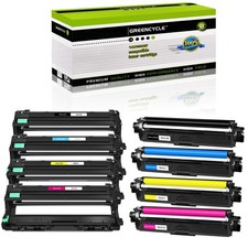 8 Set TN221 DR221 Toner Cartridge Drum For Brother HL-3180CDW MFC-9340CDW
