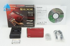 Good condition FUJIFILM FinePix Z700EXR compact digital camera red Japan