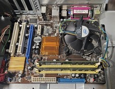 SCHEDA MADRE SOCKET 775 ASUS P5QPL-AM + CPU QUAD CORE Q9400 + 4  GB RAM