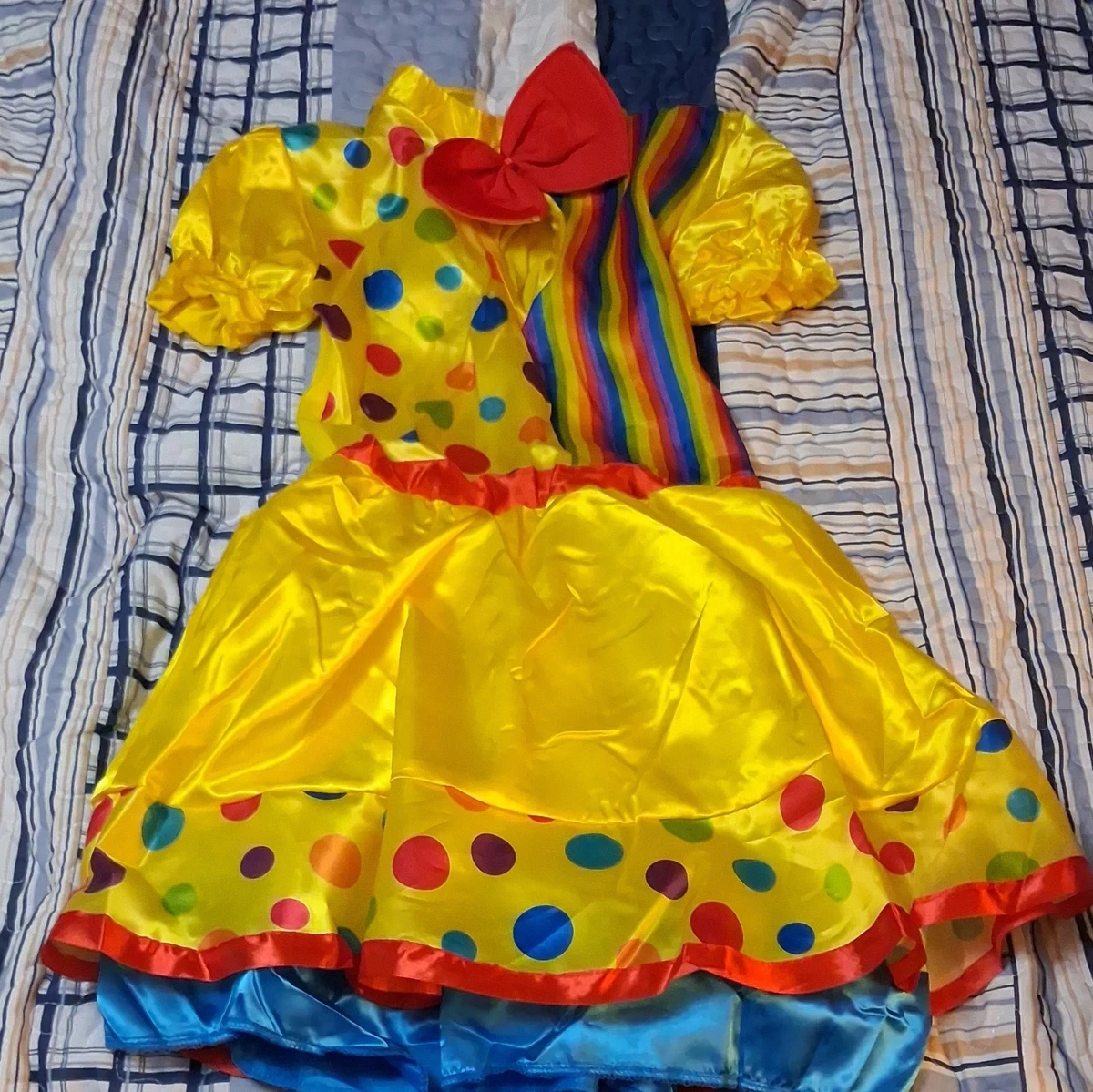 clown prom dress Creepy Carnival Halloween Party Outfit
