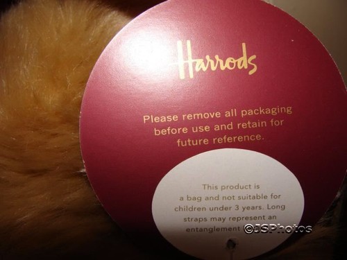 Harrods Christmas Bear Backpack 2007 Gift Box Rare - Picture 6 of 12