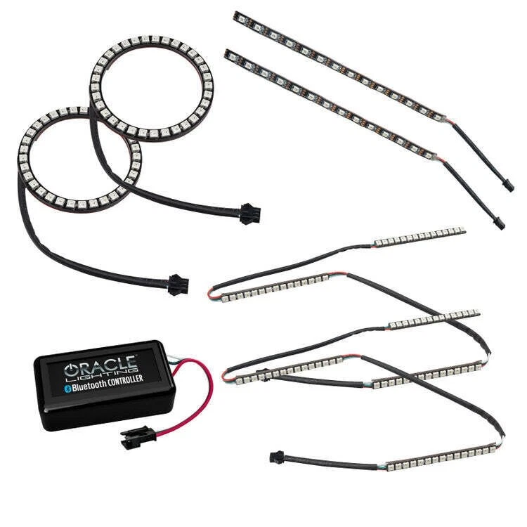 Oracle 1335‑332 Dynamic ColorSHIFT DRL & Halo Kit for 15–23 Mustang GT/GT350/500 - Image 3 of 4