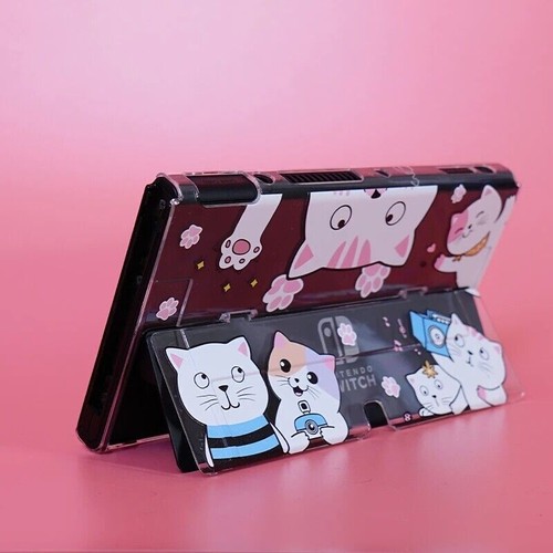 TPU+PC Hard Housing Case Protective Shell For Nintendo Switch NS Oled Joy-Con - Afbeelding 4 van 8