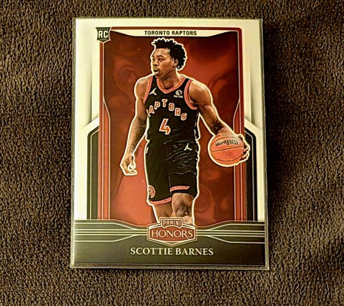 2022 Panini Chronicles Honors Basketball Scottie Barnes 698 Prizm Refractor RC - Picture 2 of 3