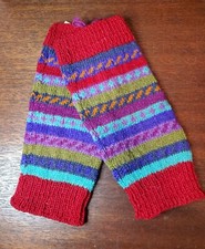 Lost Horizons 100 Wool Made in Nepal Leg Warmers Style Chandi RD NWT