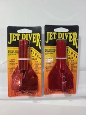 LOT OF 2- LUHR-JENSEN JET DIVER #30 RED MAGIC