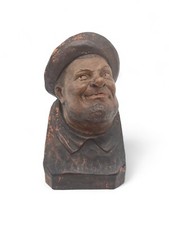 J. Sabater Terracotta Fisherman Marine Sculpture Bust