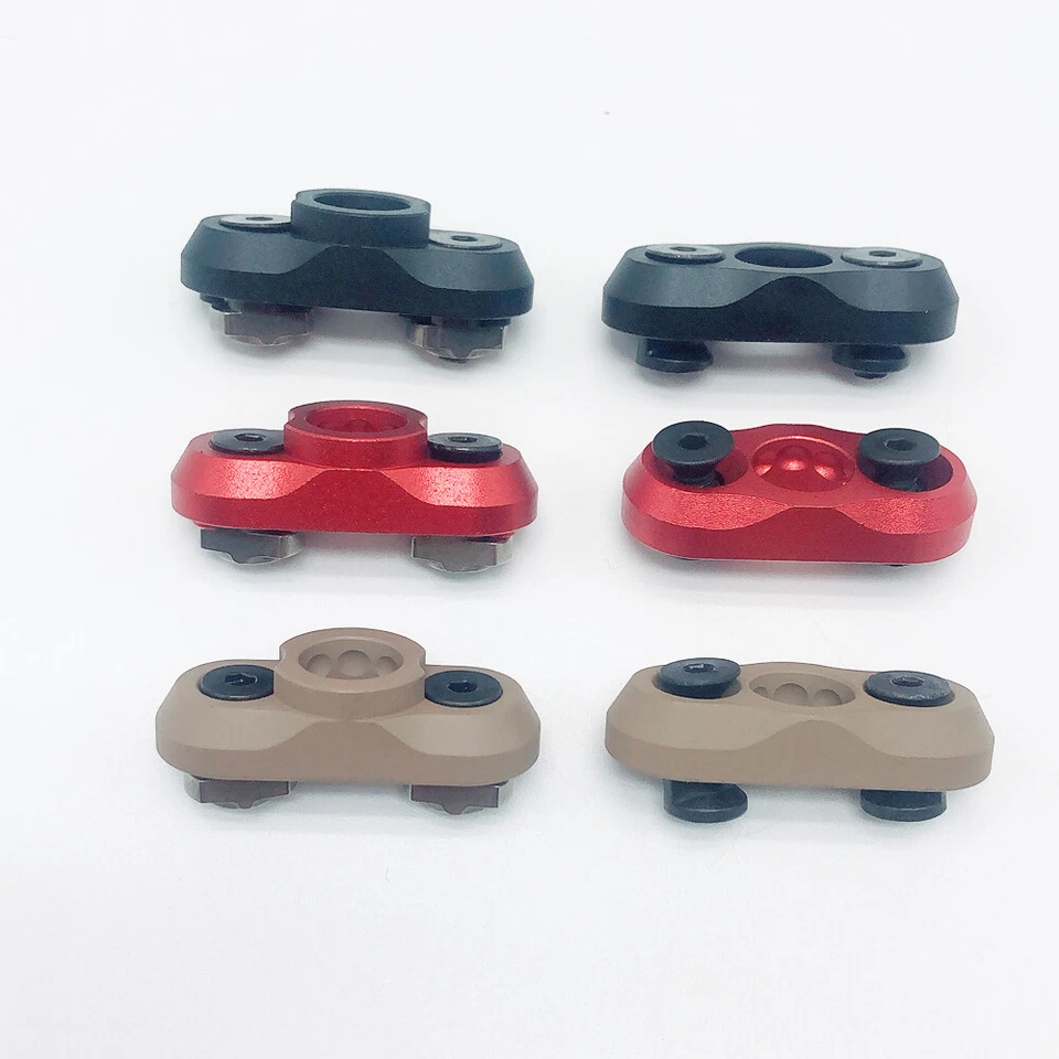 Swivels Stud Mount Base Adapter for Keymod/M-lok Rail System_Black/Red/Tan - Image 4 of 4