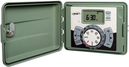 UNBOXED* Orbit 57896 6-Station Outdoor Swing Panel Sprinkler System Timer Green - Picture 2 of 4