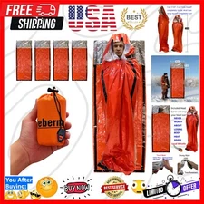 Extra Large Mylar Bivvy Sack 4-Pack - Essential Gear for Outdoor Survival