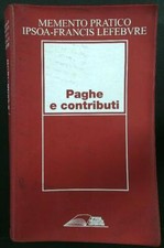 PAGHE E CONTRIBUTI MEMENTO PRATICO IPSOA 2001  BROSSURA
