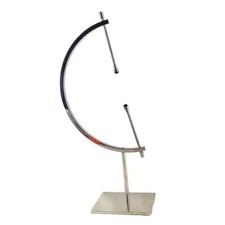 Crystal Sphere Metal Base Globe Shape Stand Glass Ball Display Stand Ornament UK