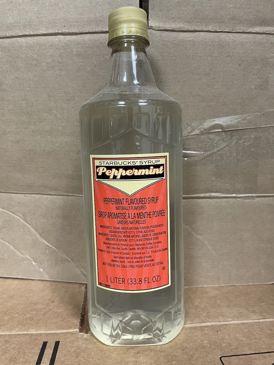 Peppermint 2024 syrup starbucks