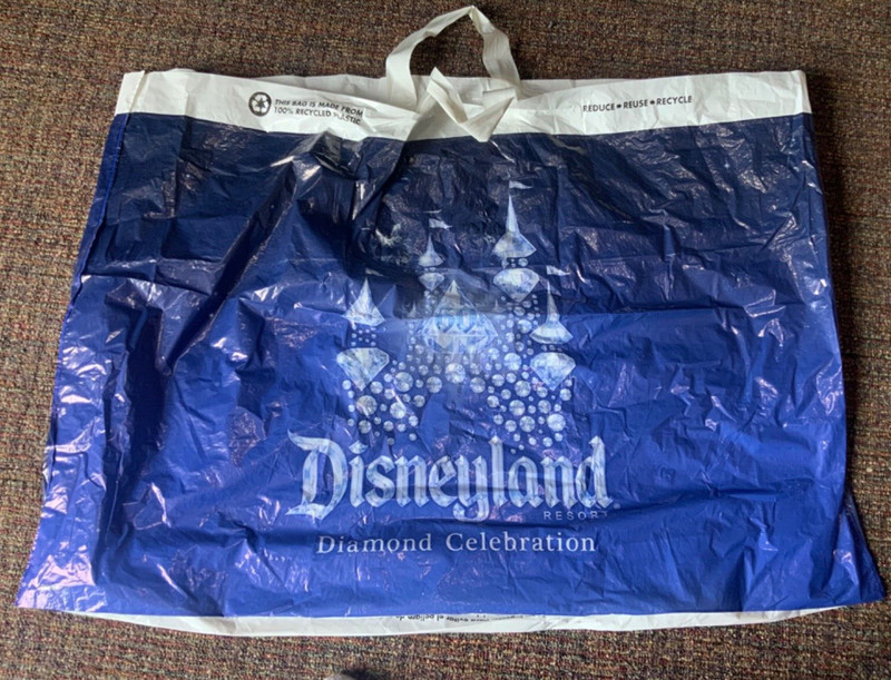Disneyland 60th Diamond Jumbo XL Shopping Bag