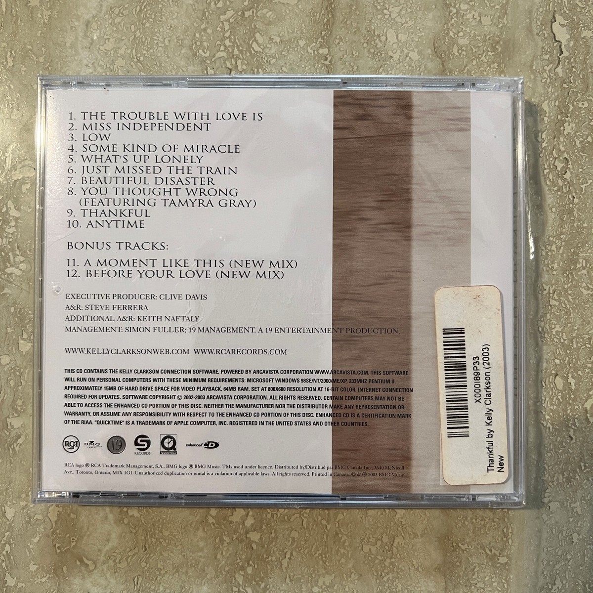 CD Kelly Clarkson Thankful 2003 RCA BMG (NEW) | eBay