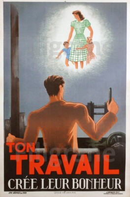 PostersAndCo CAFéS au NéGRILLON Rbzw-Poster/Reproduction HQ 40x60cm d'une Affiche Vintage/Ancienne