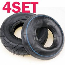 4PC 3.00-4" Tire Tube 260x85 10X3 300-4 for ATV Pocket Scooter Go kart Mobility